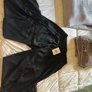 Raviya Black Wide Leg Women's Pants